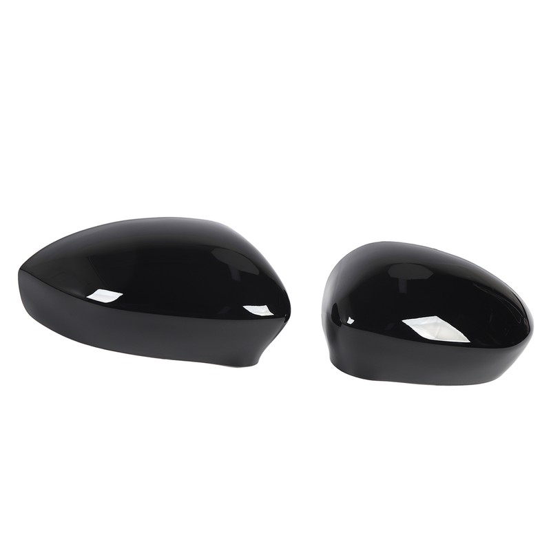 2 Pcs Door Side Rearview Mirror Cover Cap Left Right