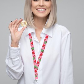 TEHAUX Lanyards for Nurse and Id Cards 3pcs Lanyard Clip Set Safe Sturdy and Easy to Use for Office and School