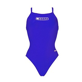 DOLFIN Lifeguard Swimsuits - Guard Logo V-2 Back,Royal (47),26