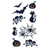 MapofBeauty 2 pcs Temporary Tattoo Sticker Waterproof Tiny Bat Skeleton