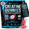 Puretrex Creatine Monohydrate Gummies 5000mg, Sugar Free Formula, 120 Count