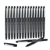 Lelix Lelix Felt Tip Pens, 15 Black Pack, 0.7mm Medium