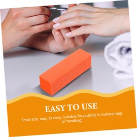 Mobestech 10pcs Professional Nail File Cube Block Nail File for Sanding Grinding Dual-side Manicure Block Sponge Art