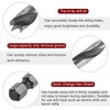 sourcing map 2pcs Brad Point Drill Bits 3/16" Dia 1/4"