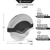 LINFELDT® Pizza Wheel Stainless Steel - Sharp with Blade Guard