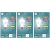 GE (3 Bulbs) LED+ Motion Sensing LED Light Bulb, 12