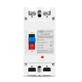 QQAMOGNNK Solar Molded Case Circuit Breaker Overload Protection Switch Protector for Solar Photovoltaic 1P 2P (Color : 1P, Size : 150A)