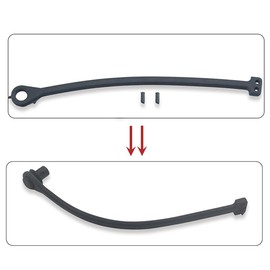 CGEAMDY Car Fuel Tank Cap Line, Rubber Fuel Tank Cap Retaining Strap, Car Fuel Tank Cap Line Quick Install Wire, Tanks Caps Tether Spare Parts, Replacement Rope Ring Vehicles(2 Subs)