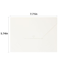 HOTUO Scrapbook Albums,3.5x5/4x6/5x7 Inches Universal DIY Photos Collection, Accordion Stretchable Folding Kraft Paper For Wedding Anniversary, Valentines Day, Love Memory 3 Pack WHITE