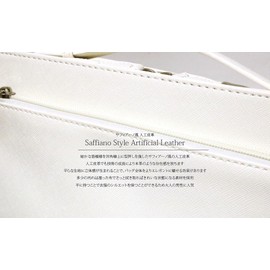 Bliss Leather Python Pattern, Double Zipper, Second Bag, Clutch Bag, Handbag, Formal, white