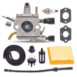 BlueStars FS250 Carburetor - Compatible with FS250R FS120 FS120R FS200 FS200R FS202 FS300 FS350 BT120 BT120C BT121 SP200 FR350 FR450 FR480 TS200 String Trimmer Weed Eater - Replaces 4134 120 0603