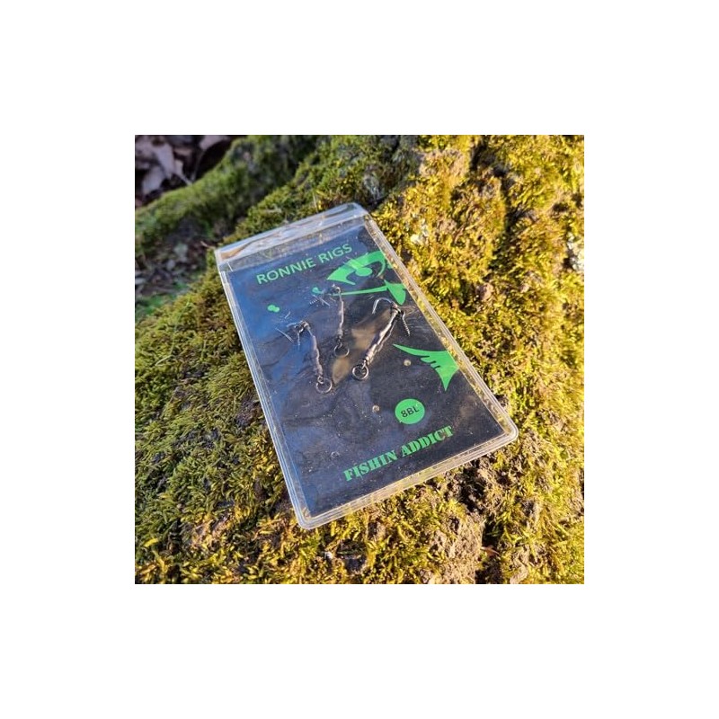 Ronnie Rig carp ready rig pre tied-12mm boilie screw FISHIN