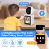 Two-Way Video/Audio Indoor Camera, Pet Dog Cameras with App, 2K