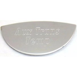 Grand General (GG) Gauge Emblem for Peterbilt Auxiliary Transmission Oil Temp Stainless GG#68506