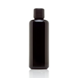 Infinity Jars 100 ml (3.38 fl oz) Black Ultraviolet Glass Easy Pour Screw Top Bottle