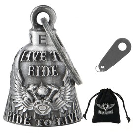 Dream Apparel Motorcycle bells for bikers,heavy rider bells accessory and key chain for luck