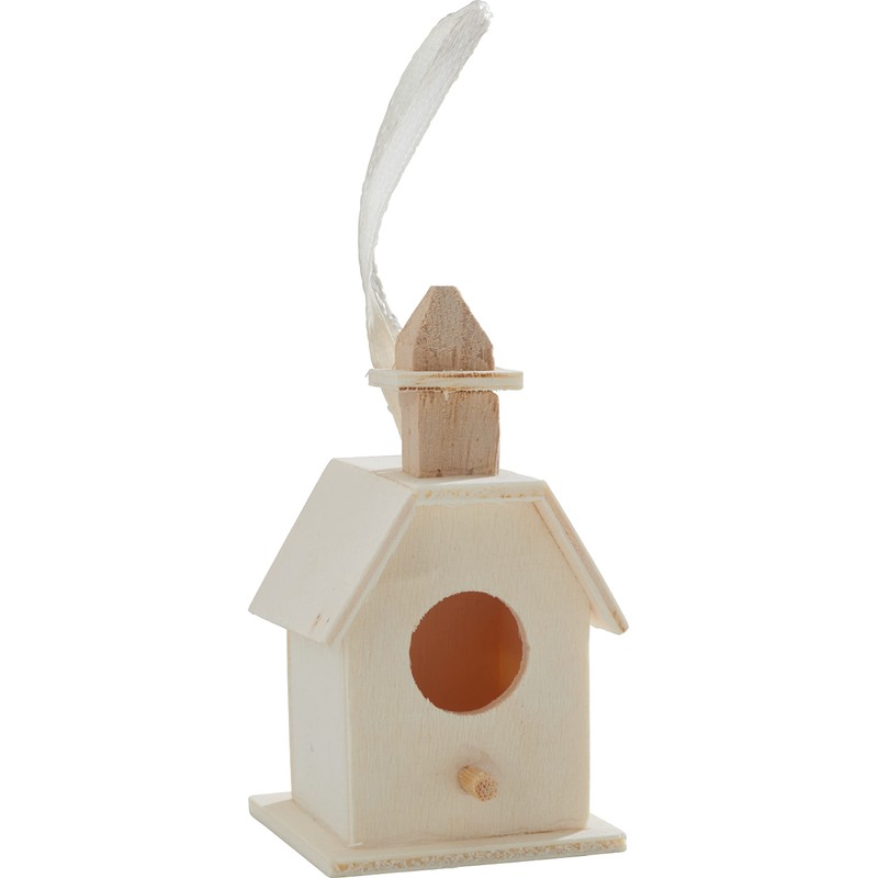 8 DECORATIVE BIRD HOUSE HANGING WOODEN BIRD HOUSE Craft Decorating