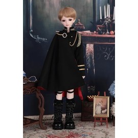 HAMRETHYPPZ 1/4 1/6 1/3 BJD Sphere Joint Doll Dress Doll Costume Doll Maid Clothes Sphere Joint Doll Dress Up Men's Clothing, British Men's Suit, British Style Military Suit (Head, Body Not Included