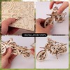 calary 3D Wooden Puzzle Simulation Animal Dinosaur Assembly DIY Model