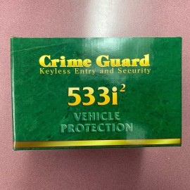 CRIME GUARD NEW IN BOX Crime Guard 533i2 Keyless Entry Car Alarm Security System & Remotes