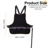 sourcing map Canvas Work Tool Apron 22.8"x22" Adjustable Belt Workshop