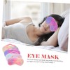 Beavorty 4sets Comfortable Sleep Mask Elastic Band Plush Eye Mask