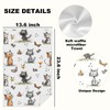 2 Pcs Cute Cat Kitchen Towels, Butterfly & Flower Absorbent