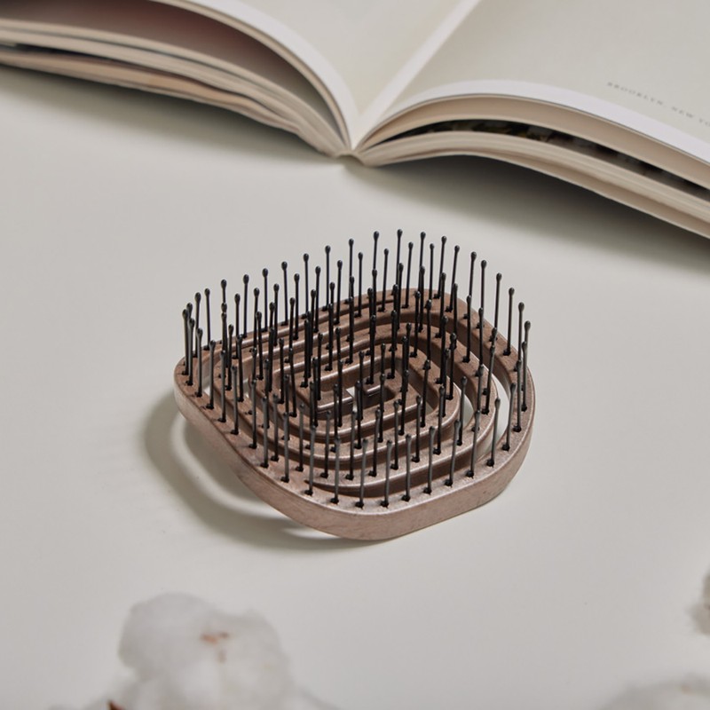 Yao Hairbrush [Portable Wood] Mini Travel Portable Comb Children's Baby
