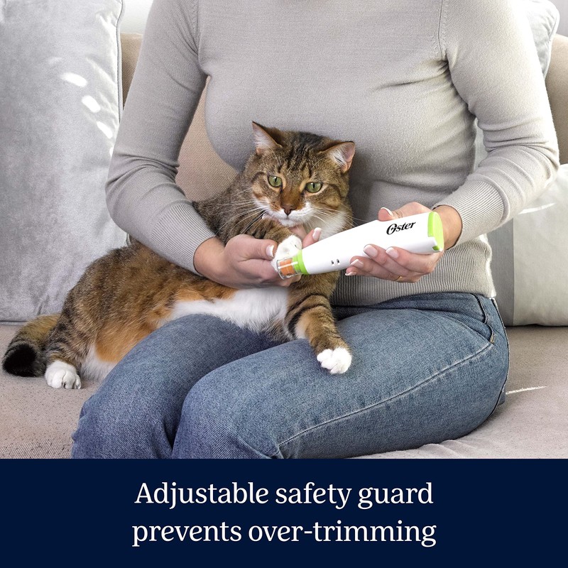 Oster Gentle Paws Pet Nail Grinder, Cordless Cat and Dog
