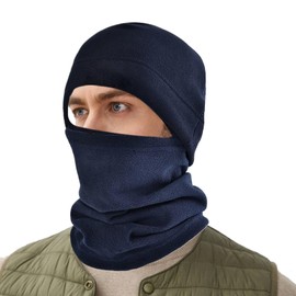 Cold Weather Face Cover,Neck and Face Warmer | Protective Warm Head Covering, Neck and Face Warmer, Warm Head and Face Covering for Women, Winter, Hiking, Men Green