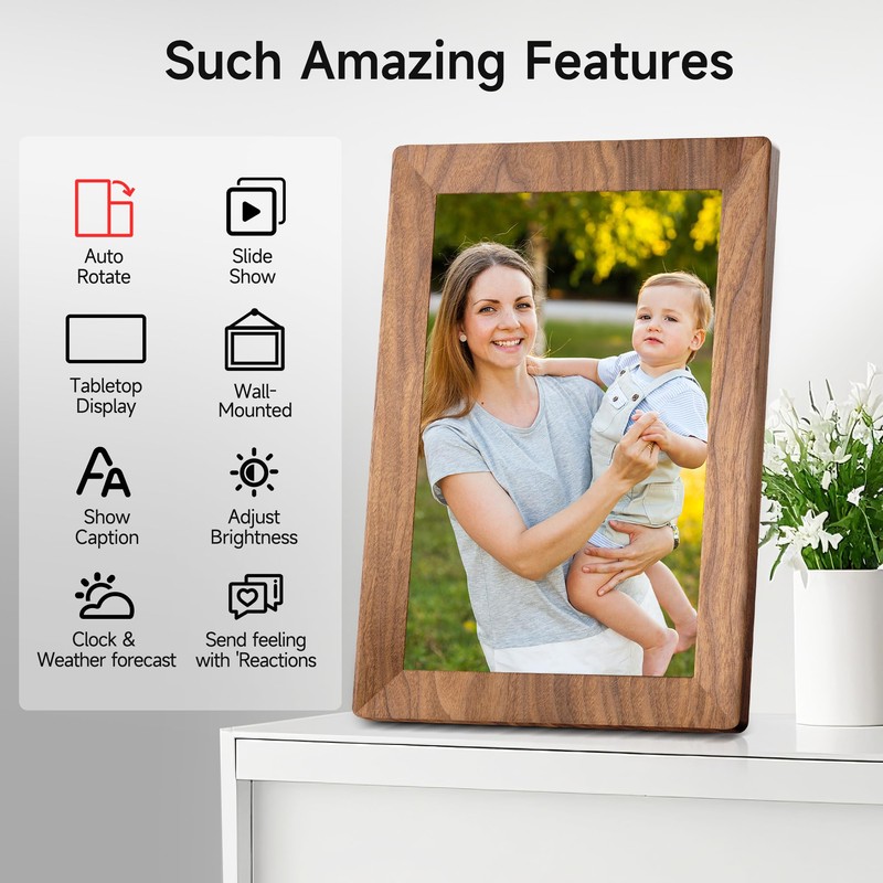 Frameo 10.1 inch WiFi Digital Photo Frame -1280 * 800