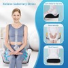X Large Memory Foam Seat Cushion Lumbar Support Pillow for
