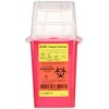 BD Nestable Sharps Container, 1.5 qt, Pre-Assembled, One-Way Funnel, Latex-Free