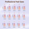 Misssix Uñas Postizas Xbasictips Con Punta Francesa, 300 Unidades, Largas