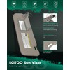 SCITOO Car Sun Visor Assbembly with Mirror Fit for 2005-2010