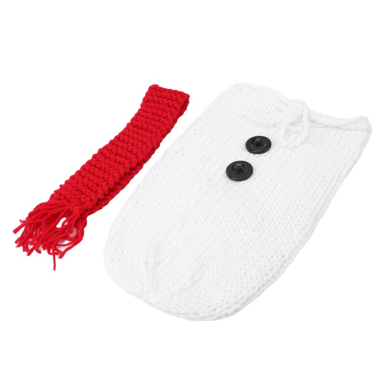 Baby Crochet Knitted Sleeping Bag Infant Cartoon Soft Wraps Photography