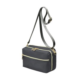 YANAIER Functional Multi Pocket Crossbody Bag for Women Stylish Ladies Shoulder Messenger Bags Purse Dark grey