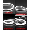 Shine Decor 16.4FT LED Neon Rope Lights, Bright 6300K Cool