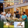 Svater Solar Outdoor String Lights 50 FT, G40 Patio Lights