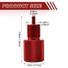 Blueshyhall 2PCS Brake Proportioning Valve Bleeder Tool Red, GM Brake