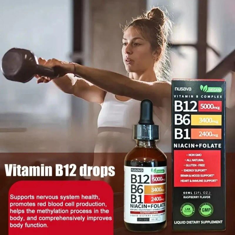 Complejo Vitamina Sublingual Vegano Hecho Usa