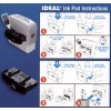 Ideal 300 Replacement Ink Pad Black Ink