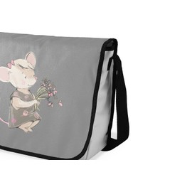Le Jardin du Lin Digital Printed Messenger School Bags for Girls and Boys, Back to School, Messenger Bags for Students, Shoulder Bags, Size: 29 x 36 cm
