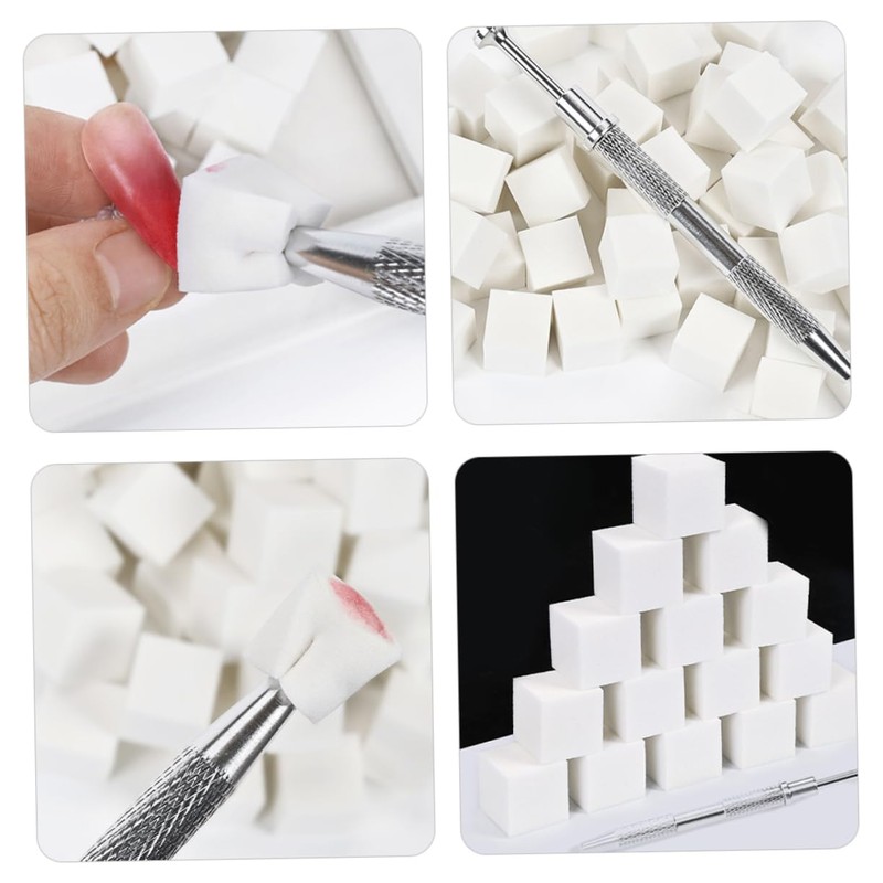 FOMIYES 1 Set Nail Sponge Grabber Nail Art Tools French