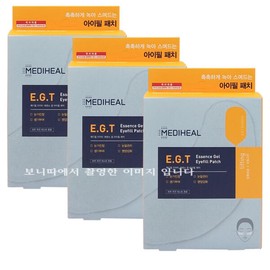 Mediheal (3개)메디힐 이지티 에센스 겔 아이필 패치(5회분내장) (3pcs) Mediheal Easytee Essence Gel Eye Patch (5 sheets included)