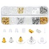 600Pcs Respaldos de Aretes de Silicona Transparente