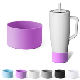 MEIJIAYOU 40 oz Boot Compatible with Brumate Era, Protective Silicone 40 oz Boot,Anti-Slip and Dent Bottle Sleeve (Purple)