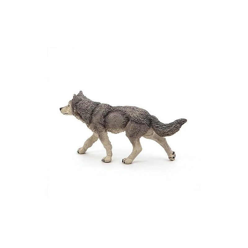 Papo Wild Animal Kingdom Figure, Grey Wolf