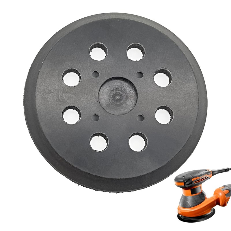 5 Inch 8 Hole Replacement Sander Pads,Hook and Loop Orbital