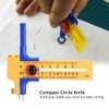Fayelume Plastic Circle Cutter, 4.1 * 4.3in Circle Paper Cutter,